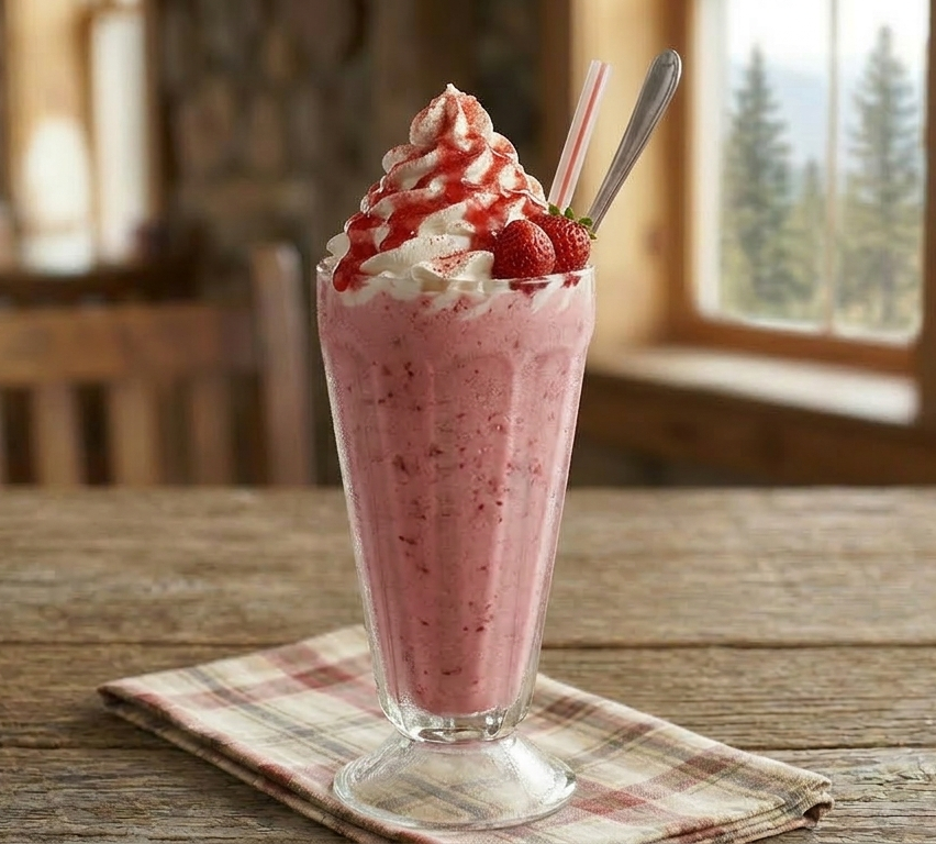 Malteada de Fresa